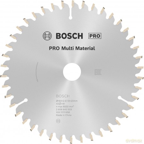 BOSCH PRO Multi Material Kreissgeblatt