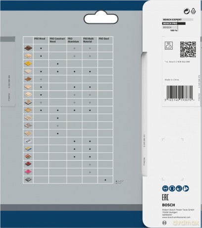 Bosch: BOSCH PRO Wood Kreissgeblatt 150,0 mm,