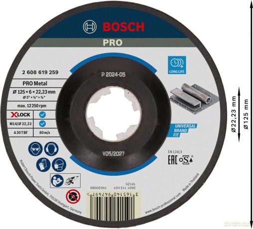 Bosch: BOSCH Schruppscheibe PRO Metal