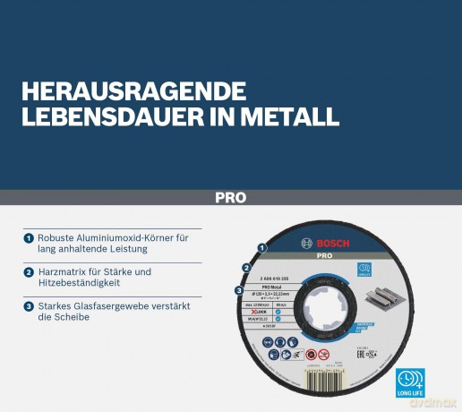 Bosch: BOSCH Trennscheibe PRO Metal