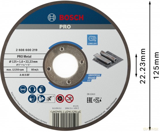 Bosch: BOSCH Trennscheibe PRO Metal