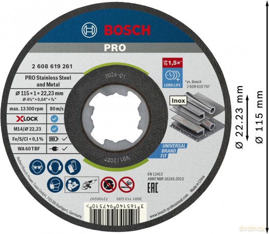 Bosch: BOSCH Trennscheibe PRO Stainless Steel a
