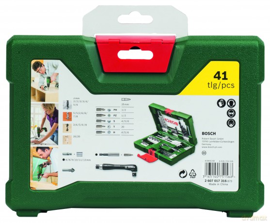 Bosch: BOSCH V-Line Bohrer- und Bit-Set, 41-tei