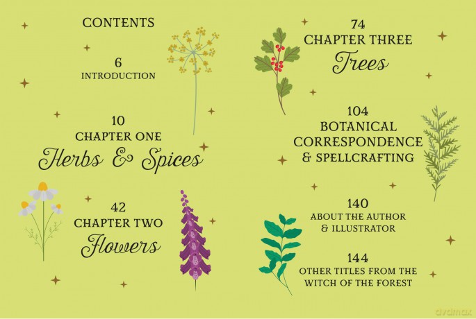 Botanical Magickal Stickers Spells [KSIĄŻKA]