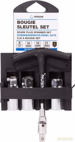 Bougiesleutel set 4 dlg