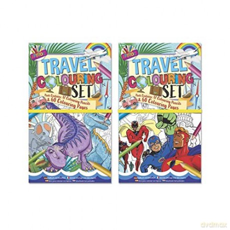 Boys Travel Colouring Set [KSIĄŻKA]