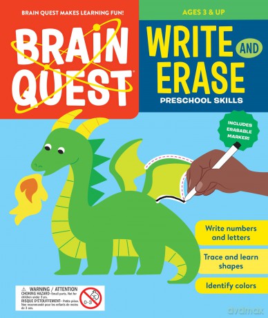 Brain Quest Write and Erase Preschool Skills [KSIĄŻKA]