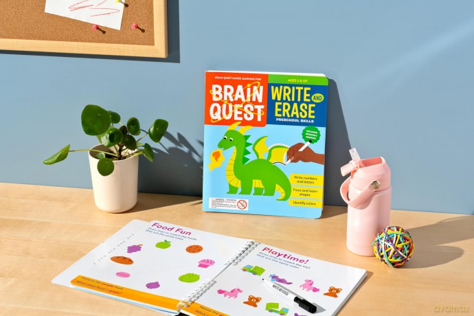 Brain Quest Write and Erase Preschool Skills [KSIĄŻKA]