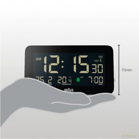 Braun BC10B-DCF Funk-Digitalwecker fźr d