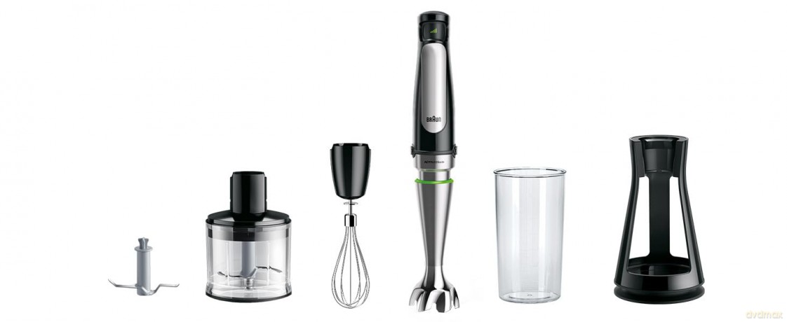 Braun MQ7035X Stabmixer, schwarz/edelsta