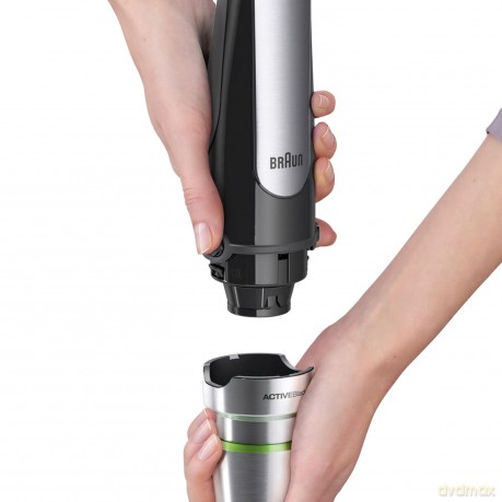 Braun MQ7035X Stabmixer, schwarz/edelsta