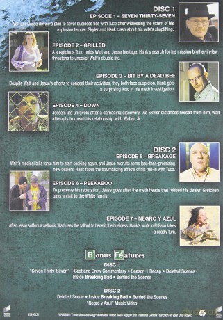 Breaking Bad: Complete Second Season [4DVD]