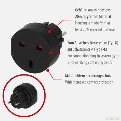 Brennenstuhl Adapter Travel Stecksystem
