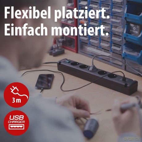 brennenstuhl Bremounta 5-fach Steckdosen