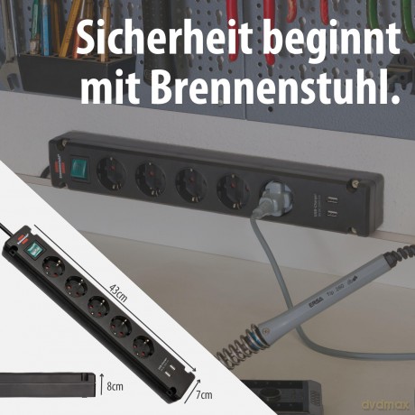 brennenstuhl Bremounta 5-fach Steckdosen