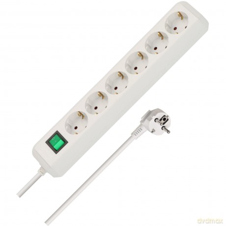 Steckdosenleiste 6-Fach Schuko: Brennenstuhl Eco-Line mit Schalter 6-fac