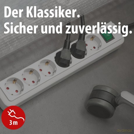 Steckdosenleiste 6-Fach Schuko: Brennenstuhl Eco-Line mit Schalter 6-fac