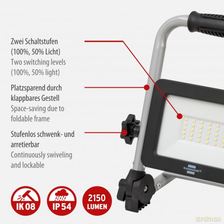 Brennenstuhl: brennenstuhl EL 2000 MA Akku-LED-Baustra