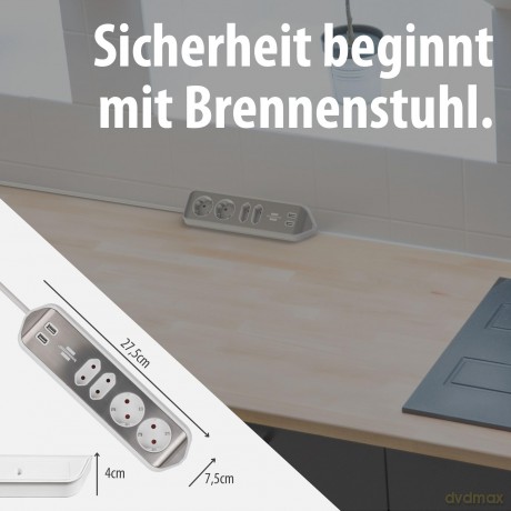 brennenstuhl estilo 4-fach Steckdosenlei