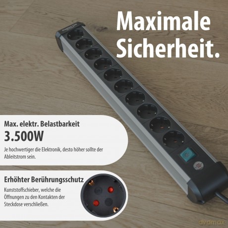 Brennenstuhl: brennenstuhl Premium-Alu-Line 10-fach St