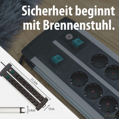 Brennenstuhl: brennenstuhl Premium-Alu-Line 16-fach St