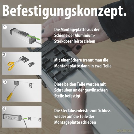 brennenstuhl Premium-Alu-Line 6-fach Ste