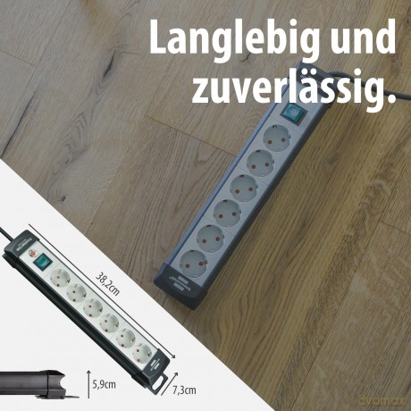 Brennenstuhl Premium-Line 6-fach mit Sch