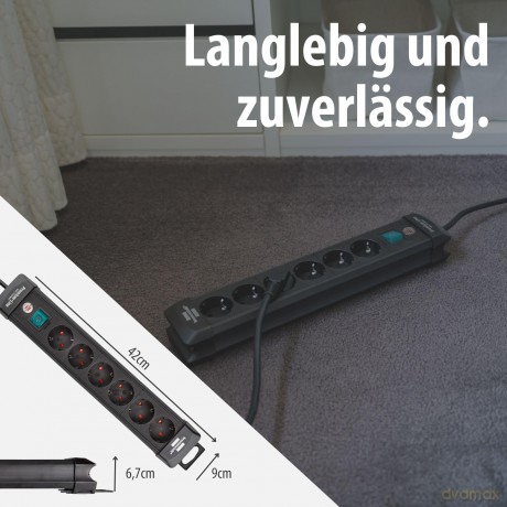 Brennenstuhl Premium-Line 6-fach mit Sch