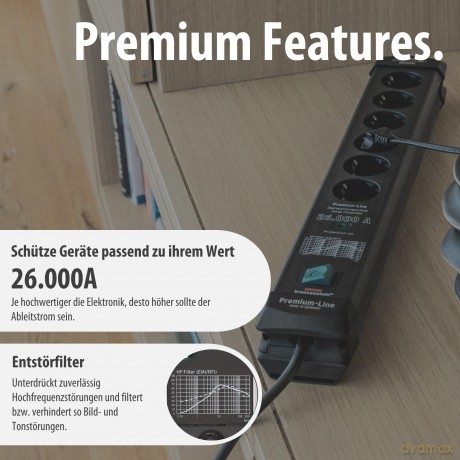 Brennenstuhl: brennenstuhl Premium-Line 6-fach Steckdo