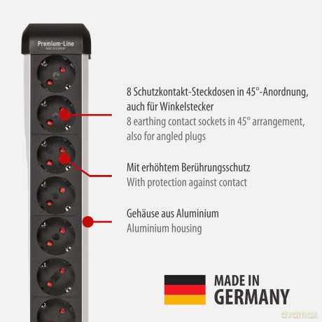 brennenstuhl Premium-Protect-Line 8-fach