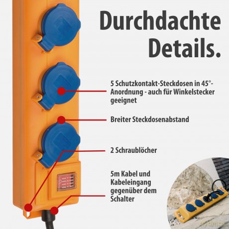 Brennenstuhl Steckdosenl. Super-Solid SL