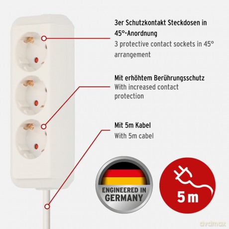 Brennenstuhl Steckdosenleiste ECO-Line