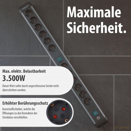Brennenstuhl Steckdosenleiste Premium-AL