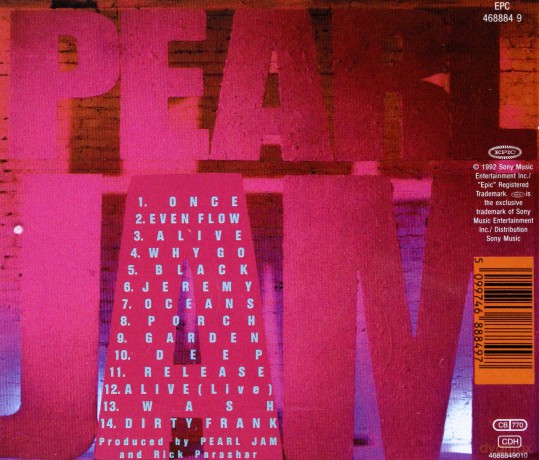 Pearl Jam: Ten [CD]