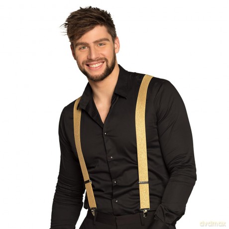 Bretels Basic Goud