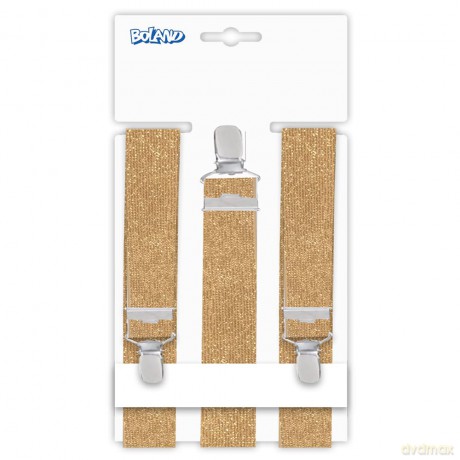 Bretels Basic Goud