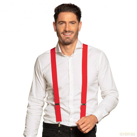 Bretels Basic Rood