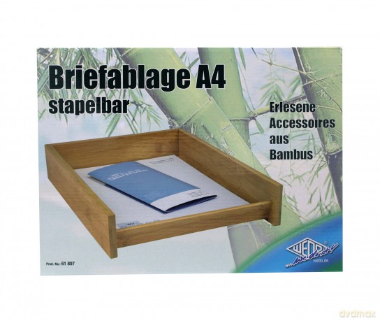 Briefablage A4 Bambus br