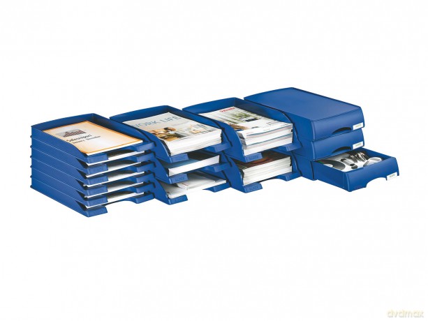 Briefkorb-Schublade Plus blau