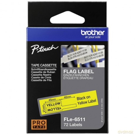 Brother Band FLe-6511 sch/gelb