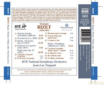 RTE National Symphony Orchestra: Bizet:Roma/March Funebre  [CD]