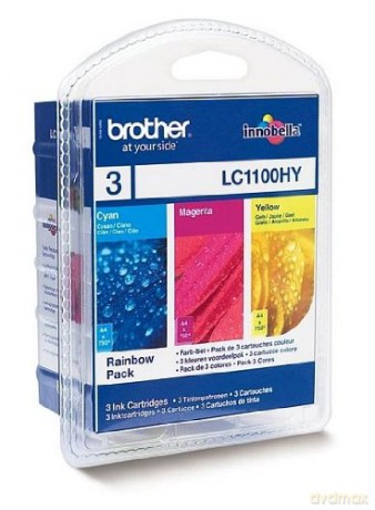 Brother: Brother LC-1100HY/C/M/Y cyan, magenta,