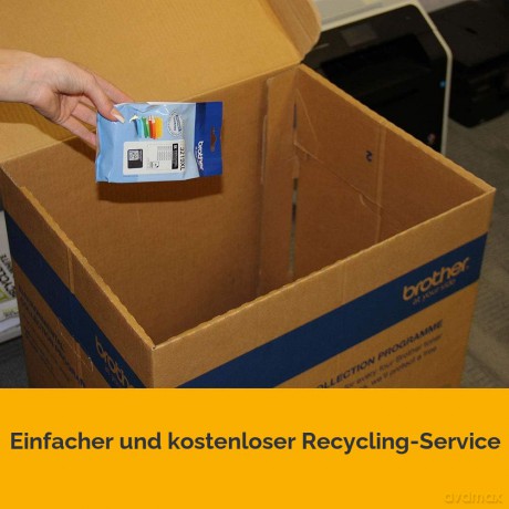 Brother LC-421XLBK schwarz Tintenpatrone
