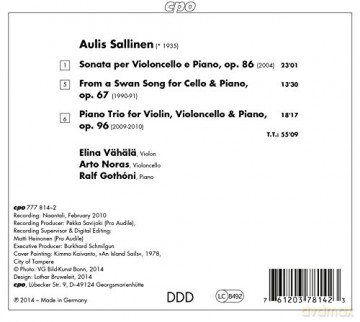 Elina Vahala: Sallinen:Chamber Music [CD]