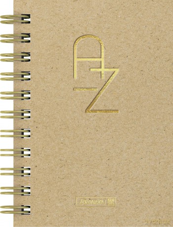 Brunnen: BRUNNEN Adressbuch Wire beige