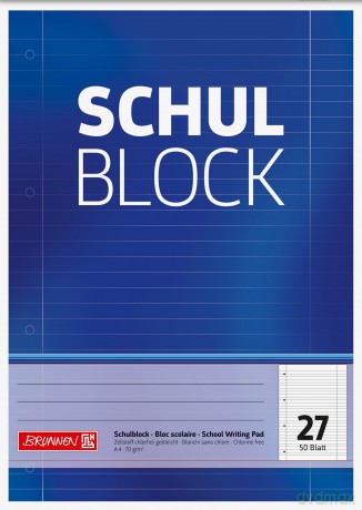 Brunnen: BRUNNEN Collegeblock Lineatur 27 liniert