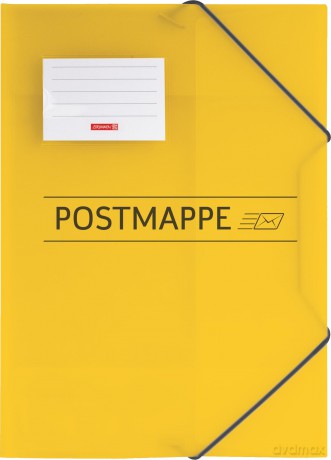 BRUNNEN Eckspanner Postmappe DIN A4 gelb
