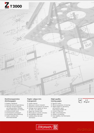 Brunnen Entwurfblock A3 70g 25