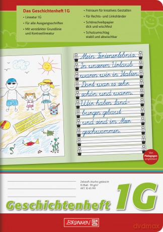 Brunnen: BRUNNEN Geschichtenheft Lineatur 1G lini