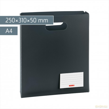 Brunnen: BRUNNEN Heftbox FACT!pp 5 cm onyx